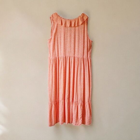 Old Navy Ditzy‎ Floral Sleeveless Soft Wash Woven Rayon Swing Dress Plus Sz XXL - Picture 5 of 13